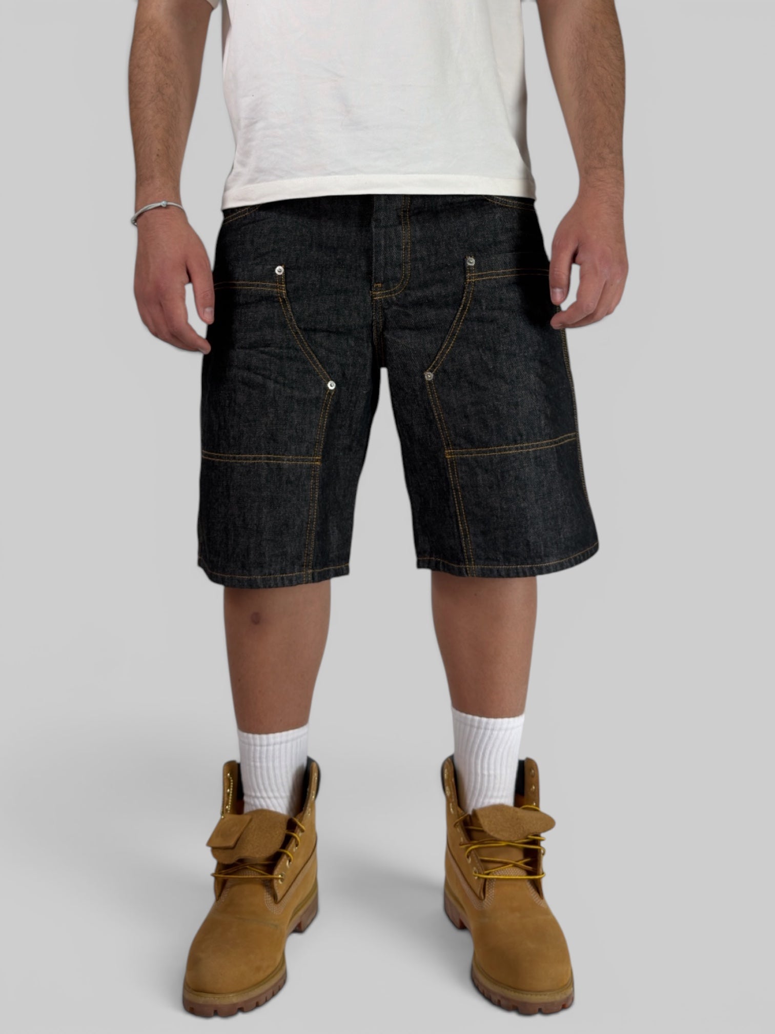 Alternet Shorts Old Panel – Raw Blue