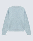 AMISH CREW NECK MULINE DUST BLUE
