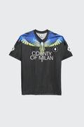 County of Milan T-Shirt Soccer Con Stampa Ali S6CMMATH086