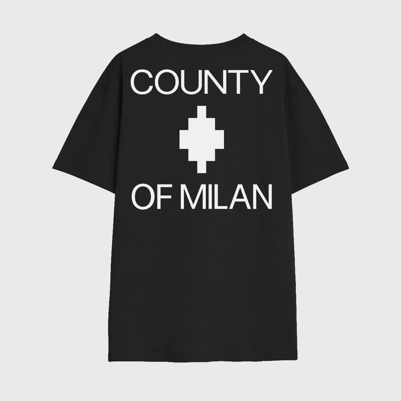 County of Milan t-shirt in cotone con stampa logo