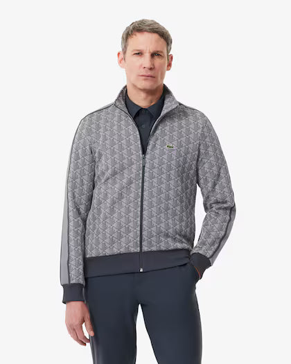 Lacoste Giacca della tuta in jacquard con zip Paris