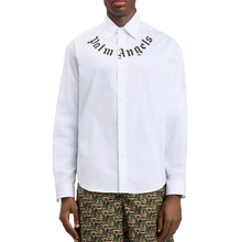 Camicia bianca con logo sul collo Palm Angels