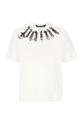 PALM ANGELS T-shirt oversize in cotone bianco