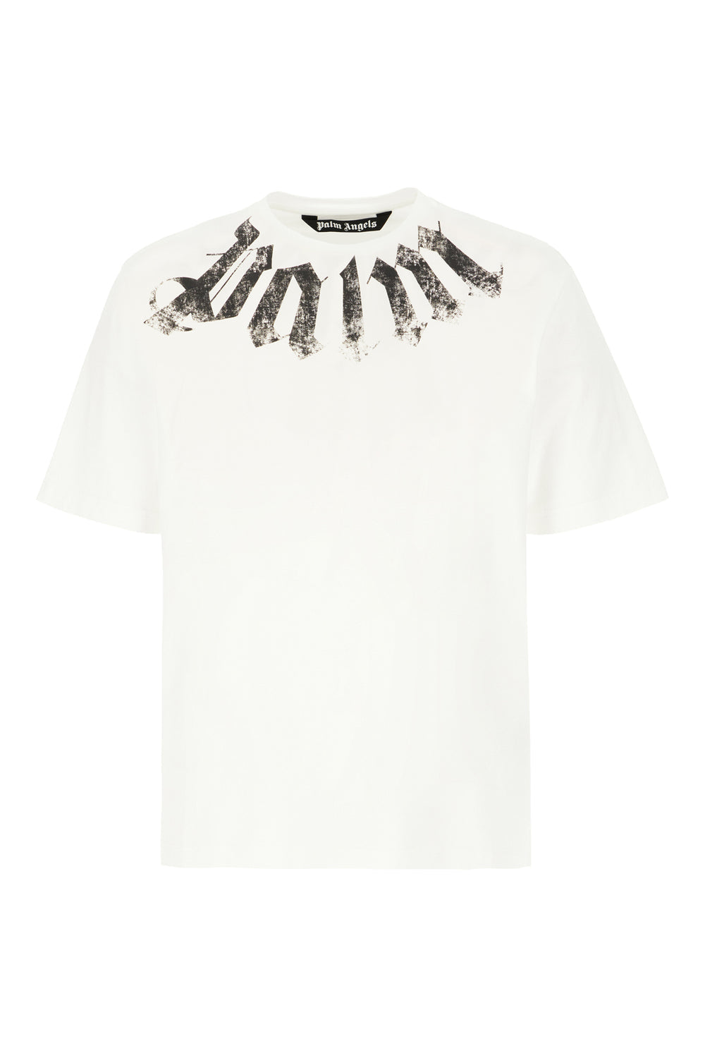 PALM ANGELS T-shirt oversize in cotone bianco
