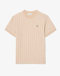 Lacoste T-shirt slim fit con monogramma jacquard