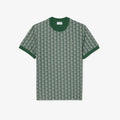 Lacoste T-shirt slim fit con monogramma jacquard
