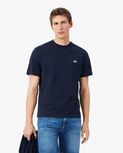 Lacoste T-shirt in cotone blue 166