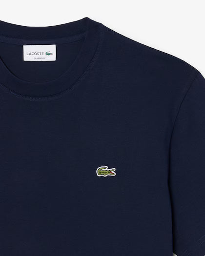 Lacoste T-shirt in cotone blue 166