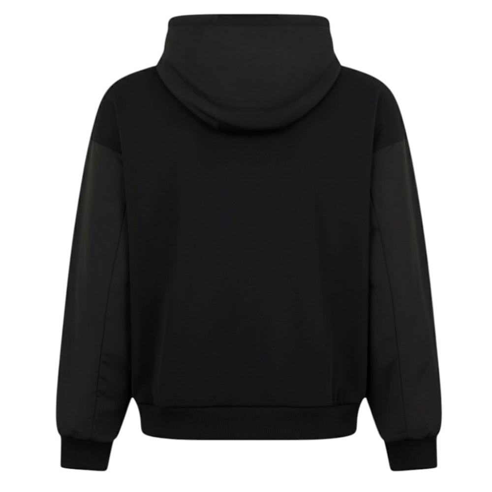 GCDS Felpa Nera Con Cappuccio E Logo Z0MLQE143F004/999B Unisex