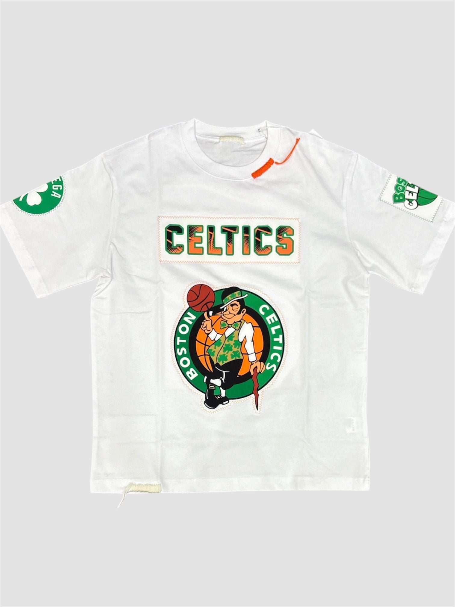 T-Shirt "BOTEGA" Celtics Heritage - Kevin Garnett #5 – Custom Patch Reconstructed