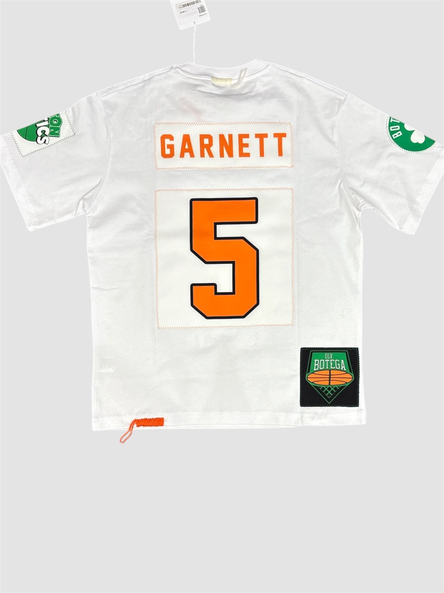 T-Shirt "BOTEGA" Celtics Heritage - Kevin Garnett #5 – Custom Patch Reconstructed