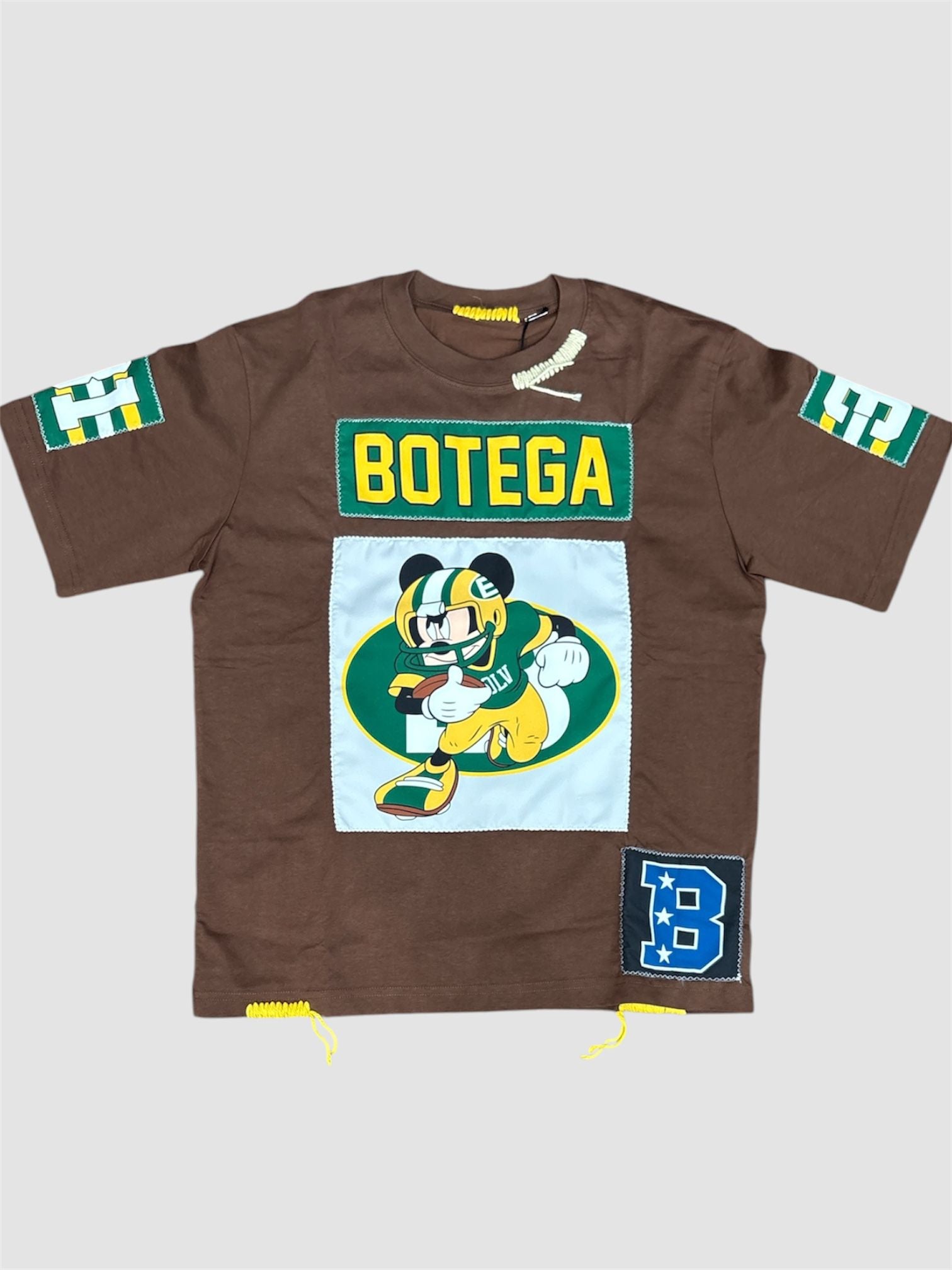 T-Shirt "BOTEGA" Football Mickey – Jim Taylor #31 Heritage – Brown Reconstructed Tee