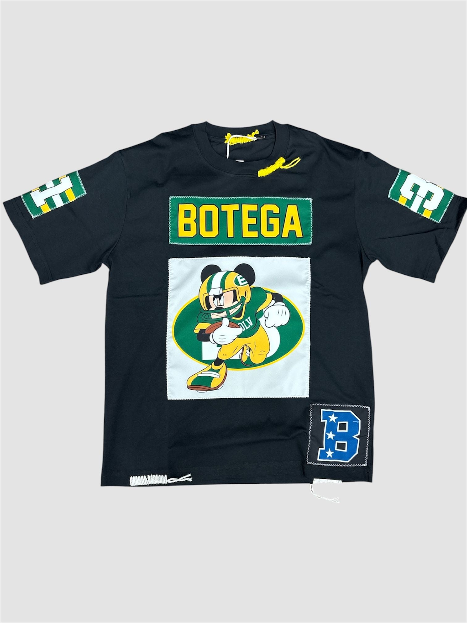 T-Shirt "BOTEGA" Football Mickey – Black Edition – Jim Taylor #31 Custom Patch