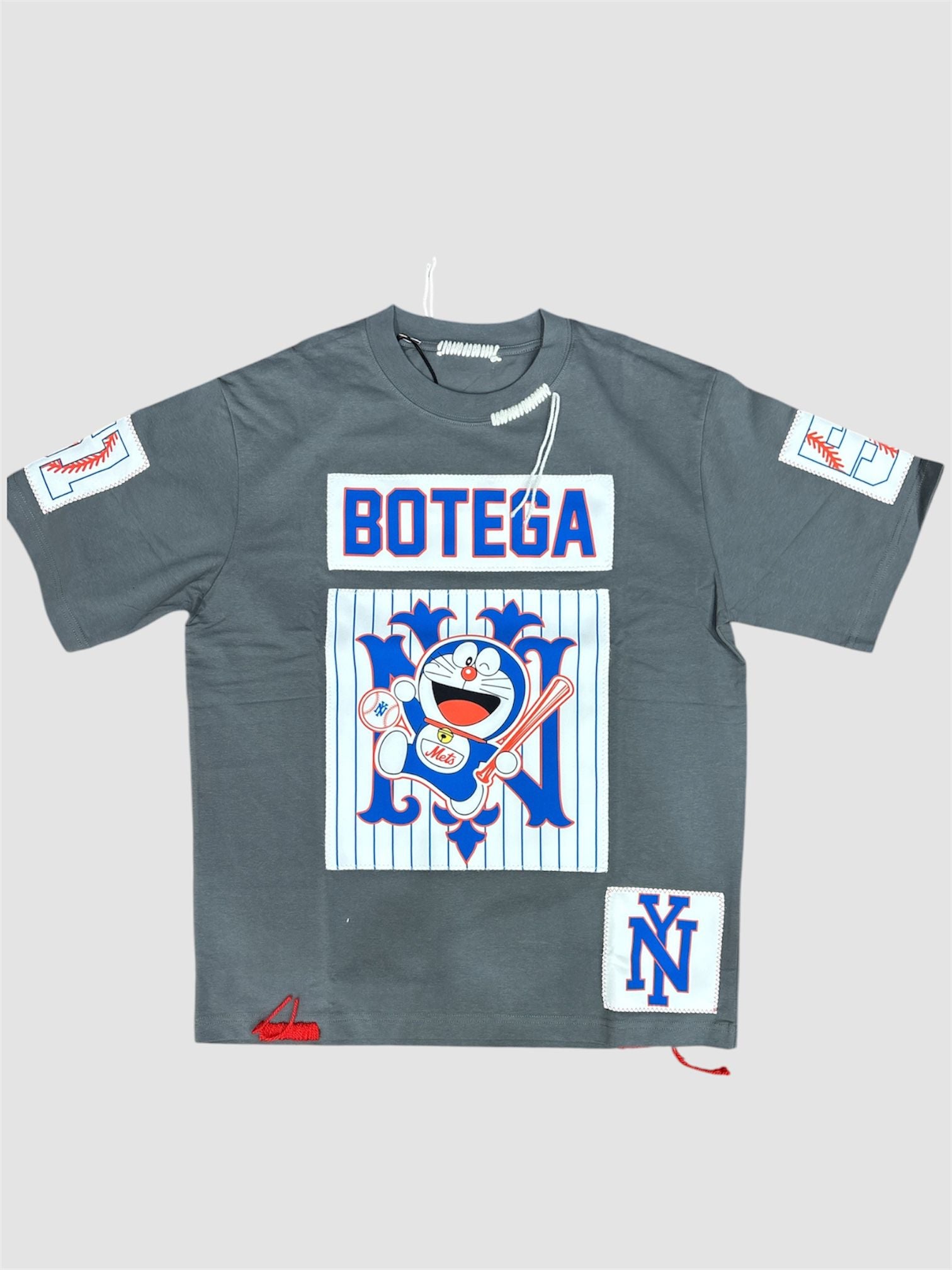 T-Shirt "BOTEGA" Doraemon Baseball – NY Heritage #51 – Custom Reconstructed Tee