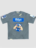 T-shirt Custom Reworked "Botega" Los Angeles Dodgers - Matt Kemp #27 - Grigia
