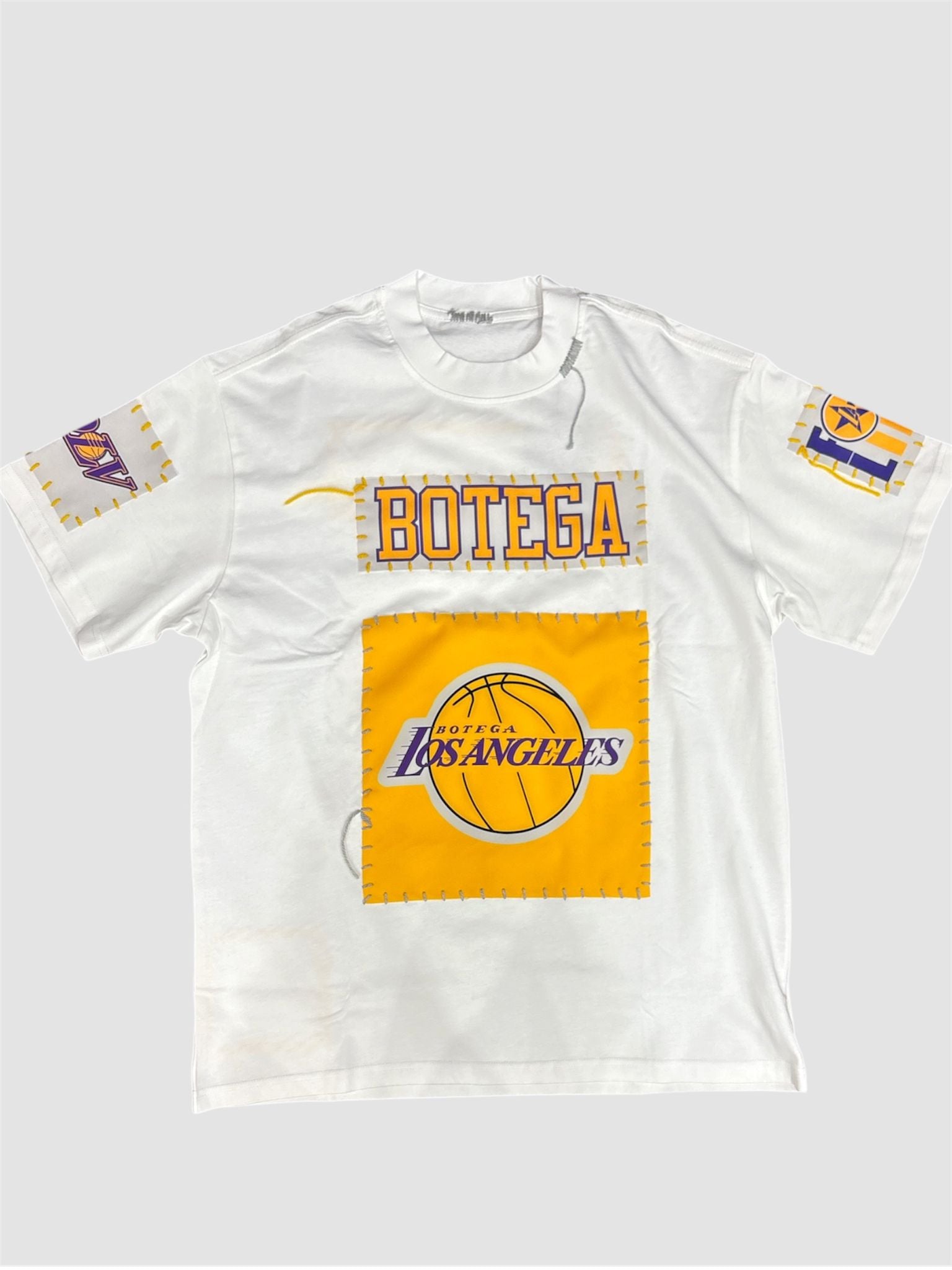 T-shirt Custom Reworked "Botega" LA Lakers – Kobe Bryant #24 – White Edition