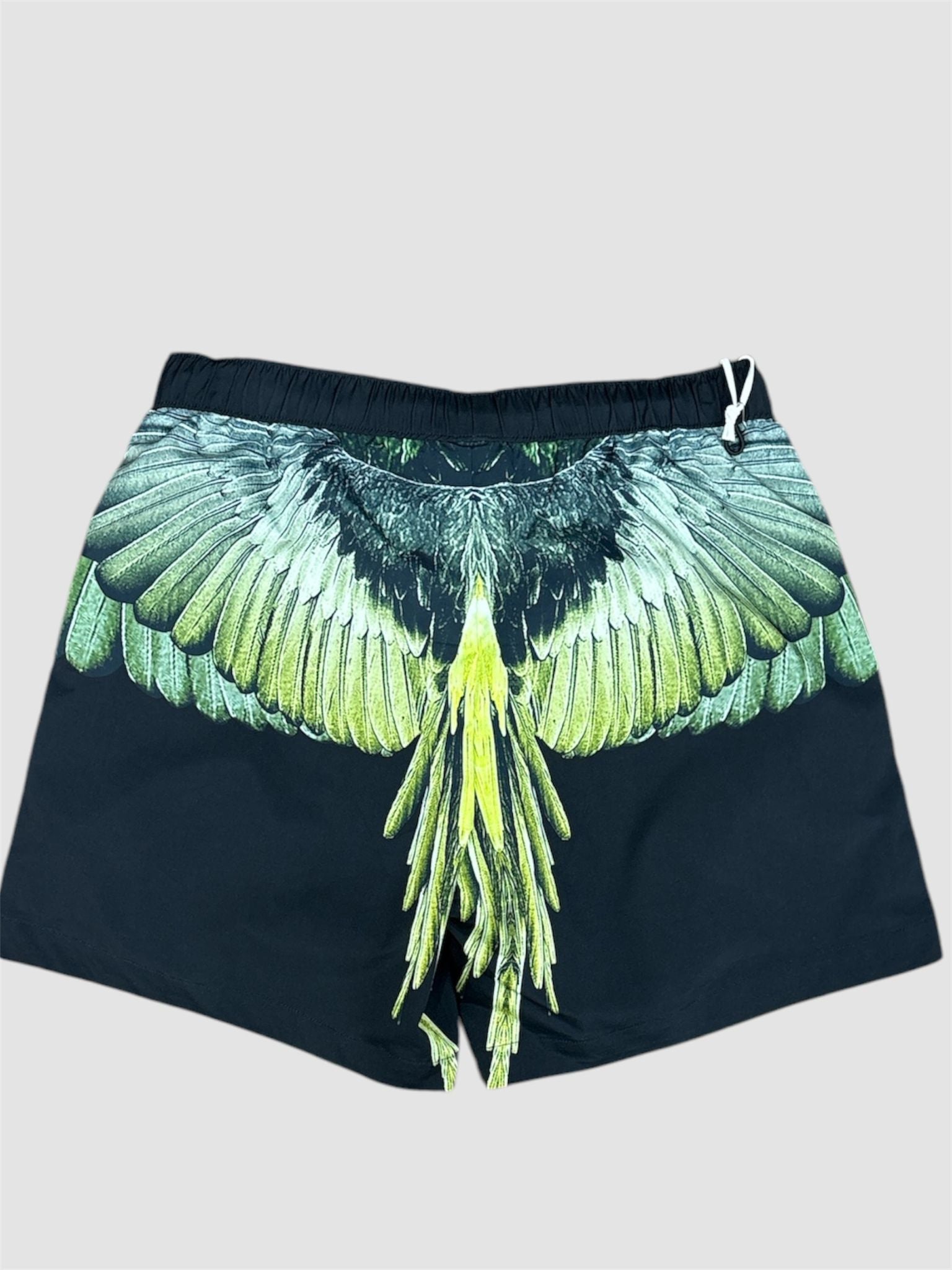 County of Milan Marcelo Burlon - Costume da Bagno Nero con Ali Verdi