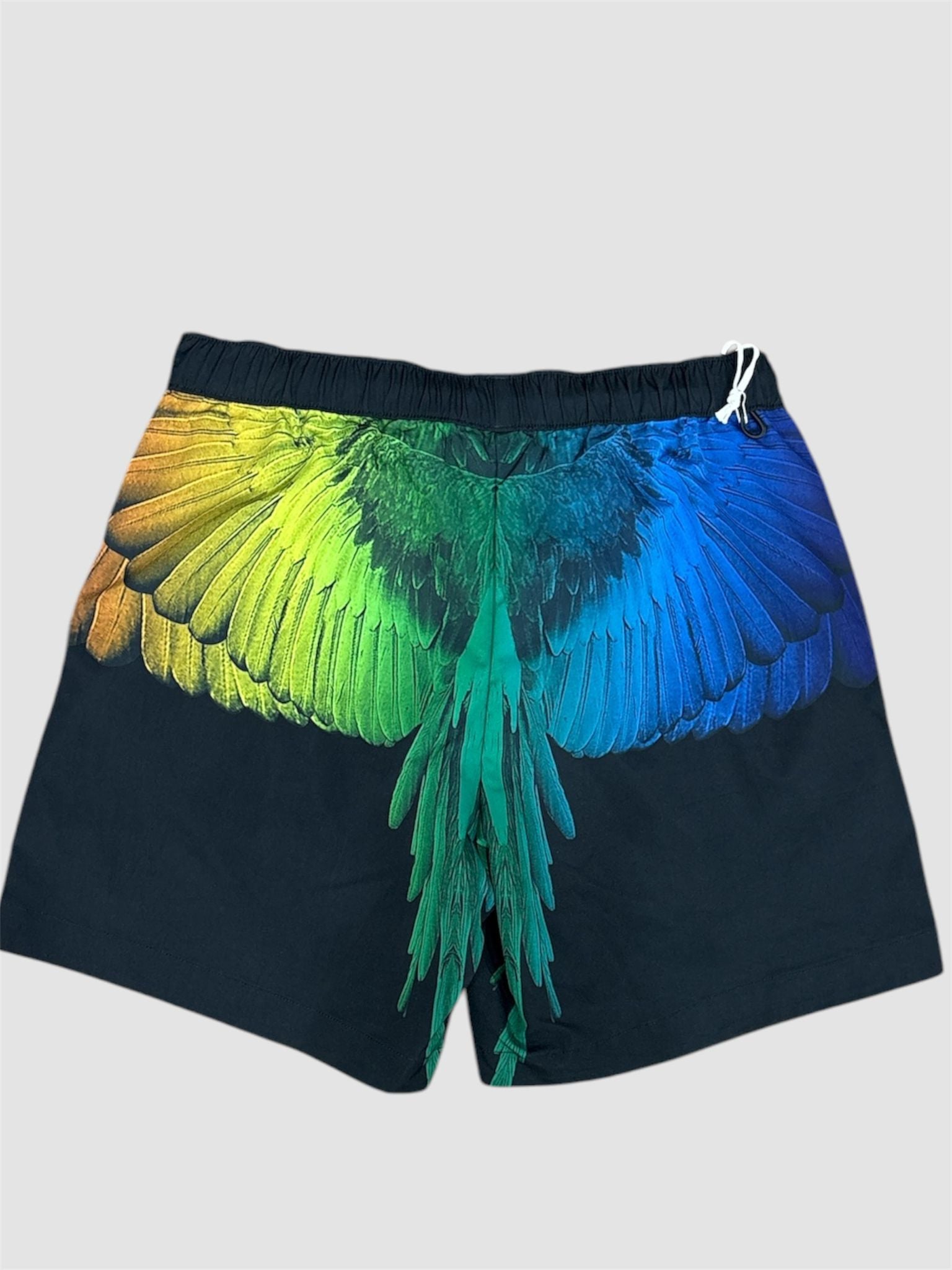 County of Milan Marcelo Burlon - Costume da Bagno Nero Ali Arcobaleno cod 0893