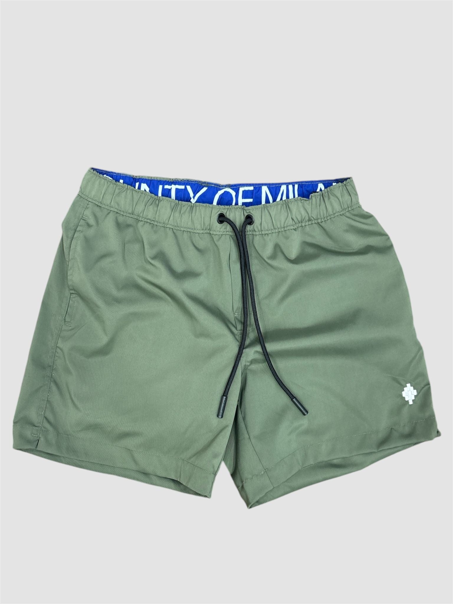 County of Milan Marcelo Burlon - Costume da Bagno Verde Salvia Tape Logo