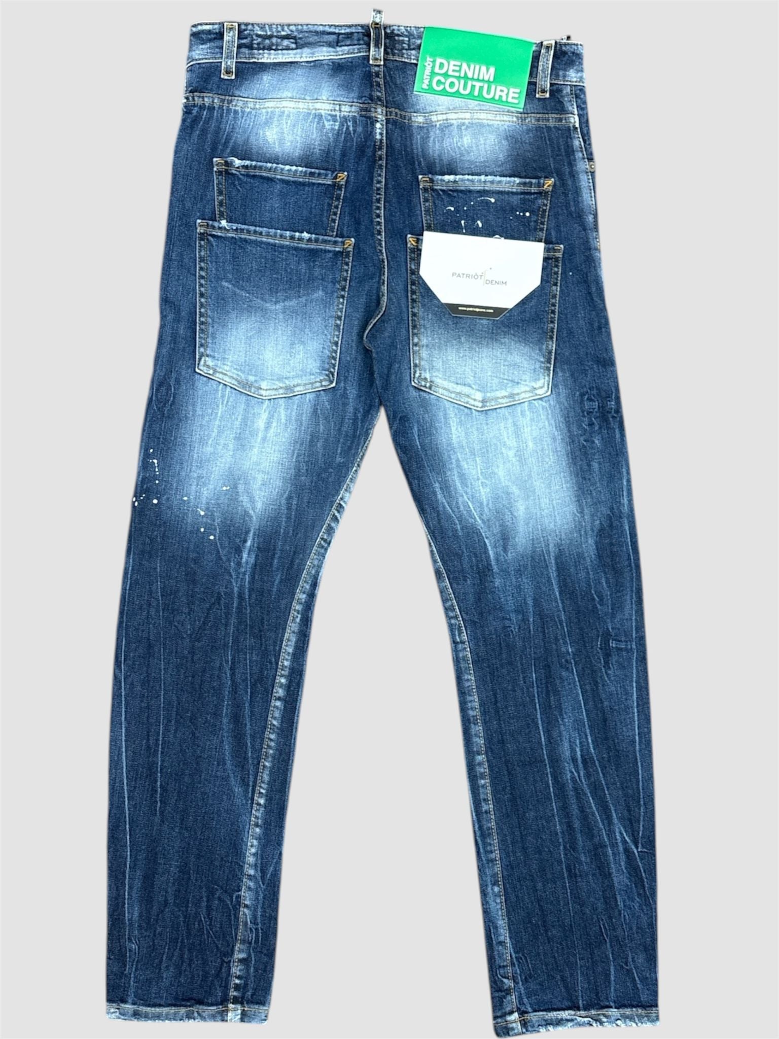 Jeans Slim-Regular Effetto Vernice Patriot Denim PM6S2SPKYC43