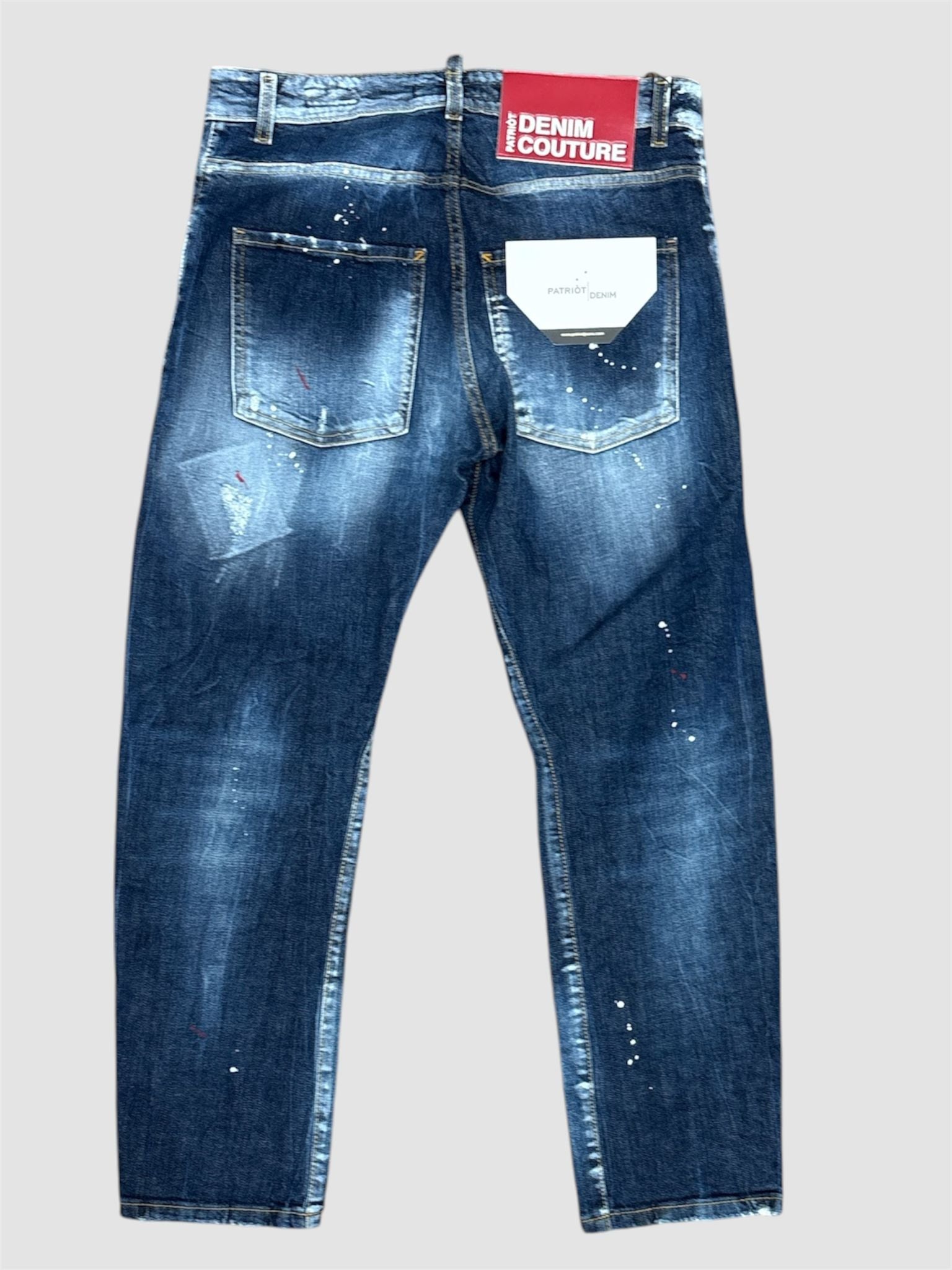 Jeans Slim-Regular Toppe e Vernice Patriot Denim pkym01