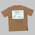 T-shirt Jacquemus "Courchevel High Altitude Club" - Marrone / Khaki