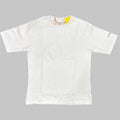 T-shirt Superculture Basic Logo Manica - Bianca
