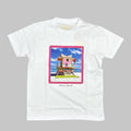 SUPERCULTURE T-shirt Bianca con Stampa Miami Beach