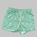 Costume da Bagno Uomo Verde e Bianco Geometrico | Vicoliventi