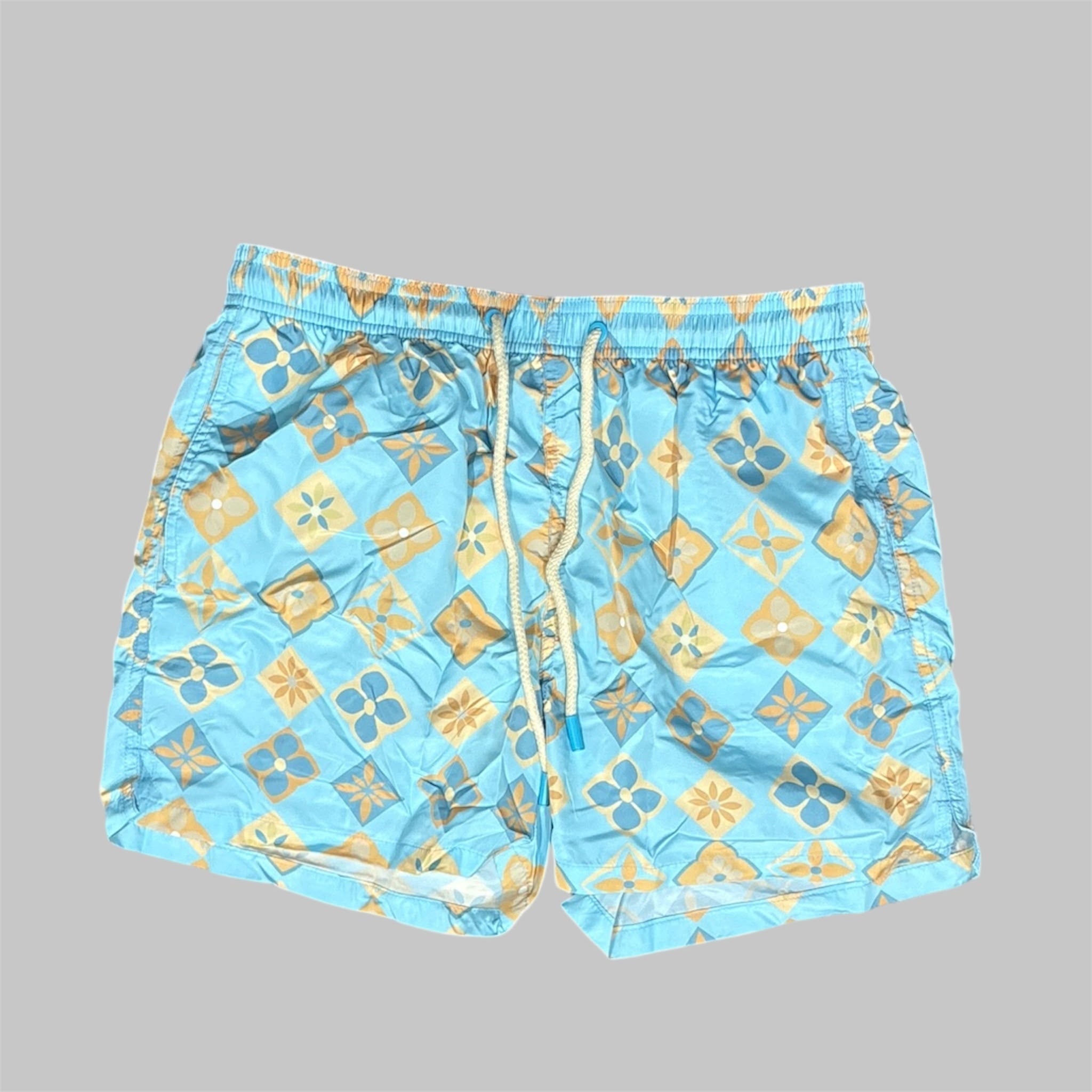 Costume da Bagno Uomo Azzurro e Oro | Vicoliventi Beachwear