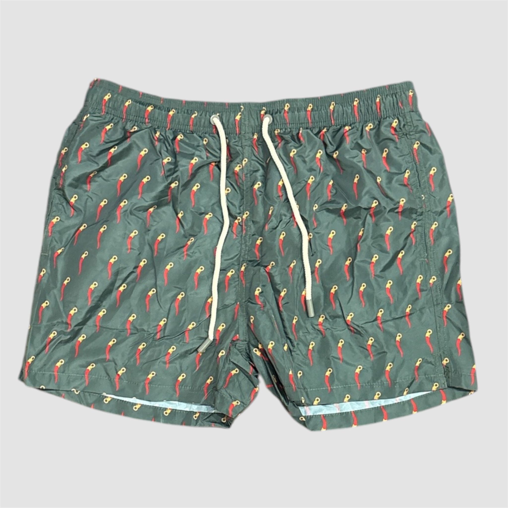 Costume Uomo Vicolo Venti con Cornetti | Nero, Verde, Giallo