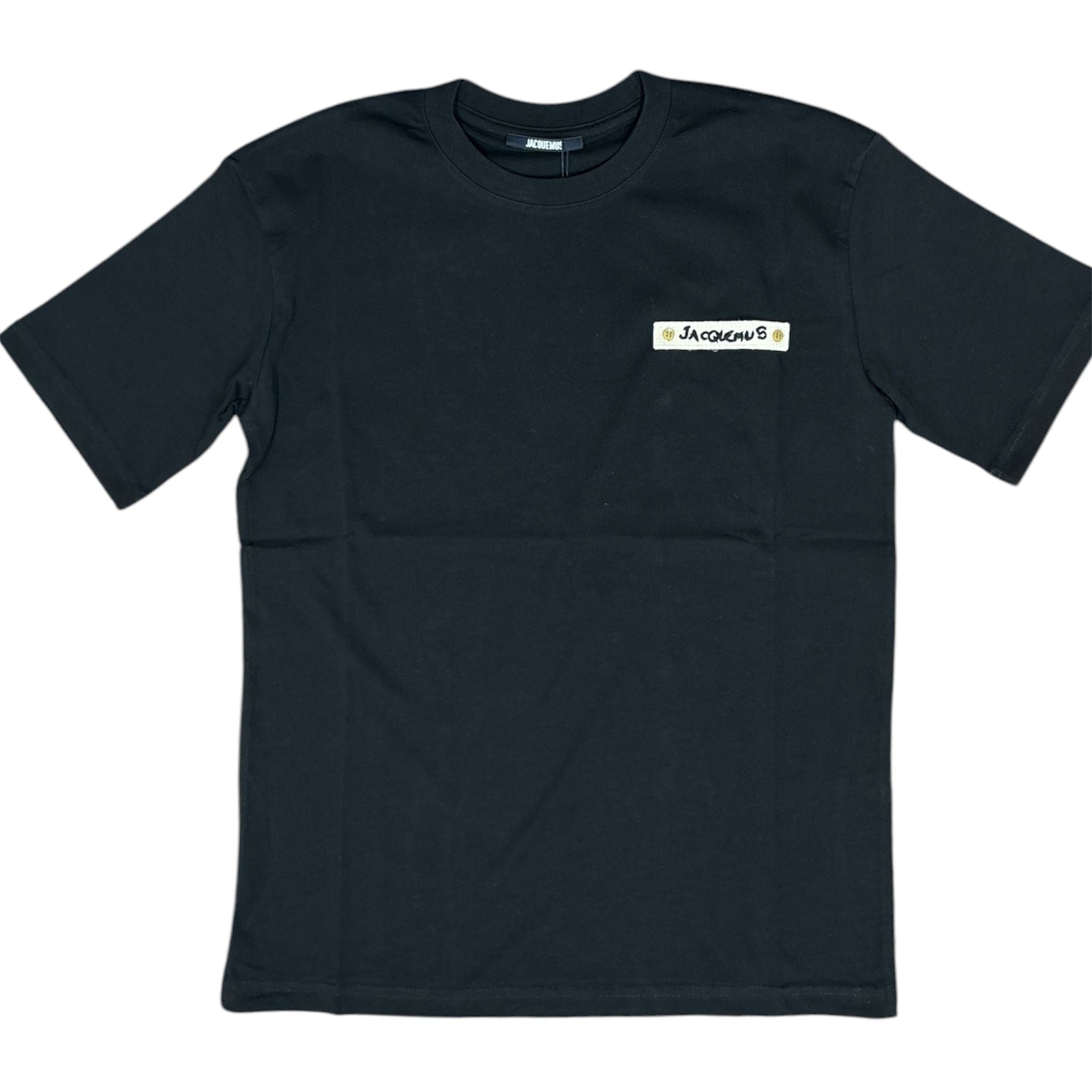 JACQUEMUS The Plage logo-patch T-shirt black