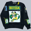 Felpa Custom Patchwork Botega Taylor 31 Nera| Streetwear