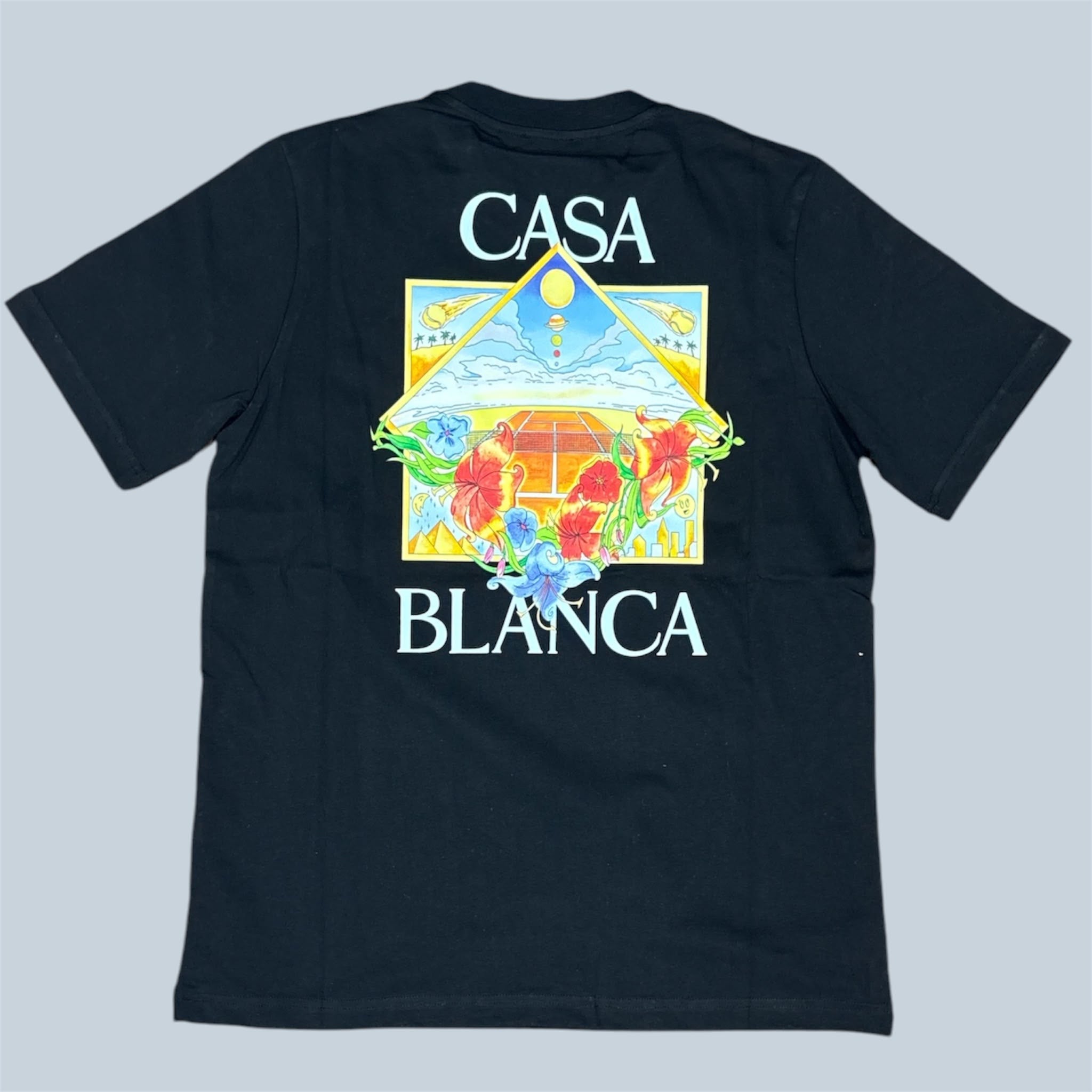 Casablanca T-shirt Flower Court Icon