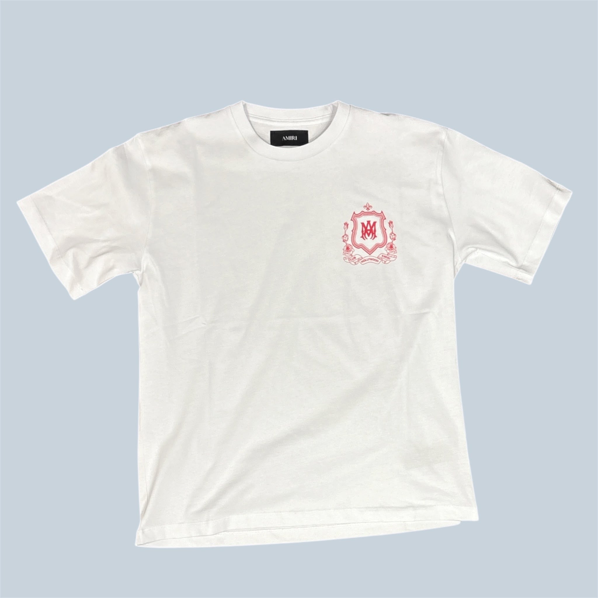 Amiri Club T-shirt Hollywood white