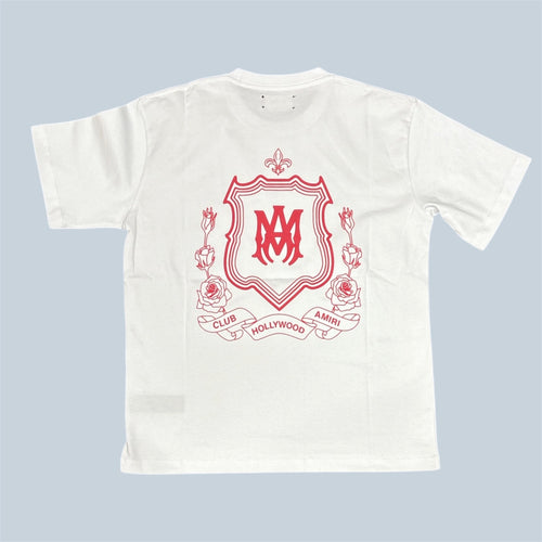 Amiri Club T-shirt Hollywood white