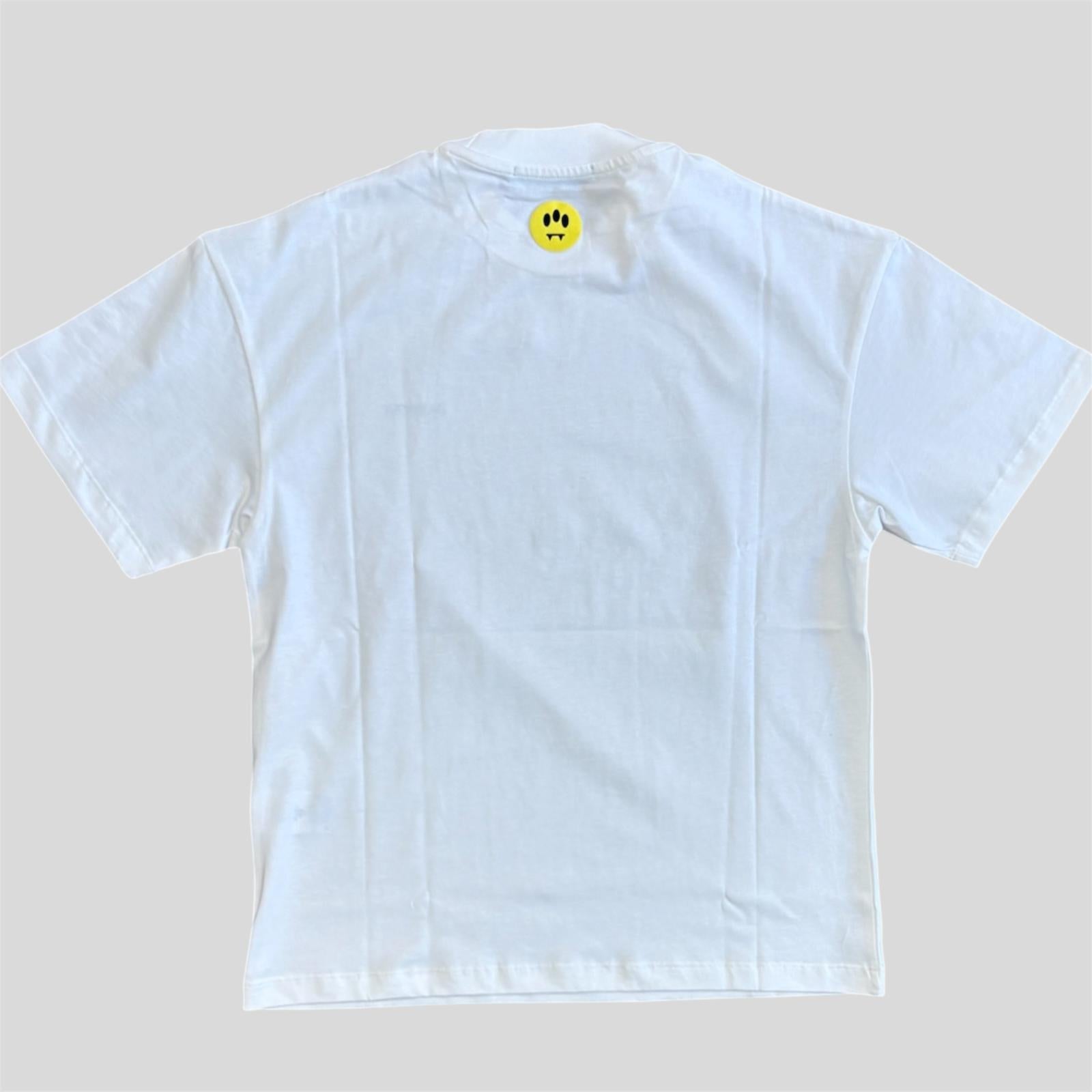 Barrow T-shirt in cotone bianca F6BWUATH019