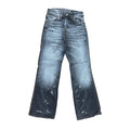 Jeans Alternet Save E Bottom J922 - Grey Paint Splatter Denim
