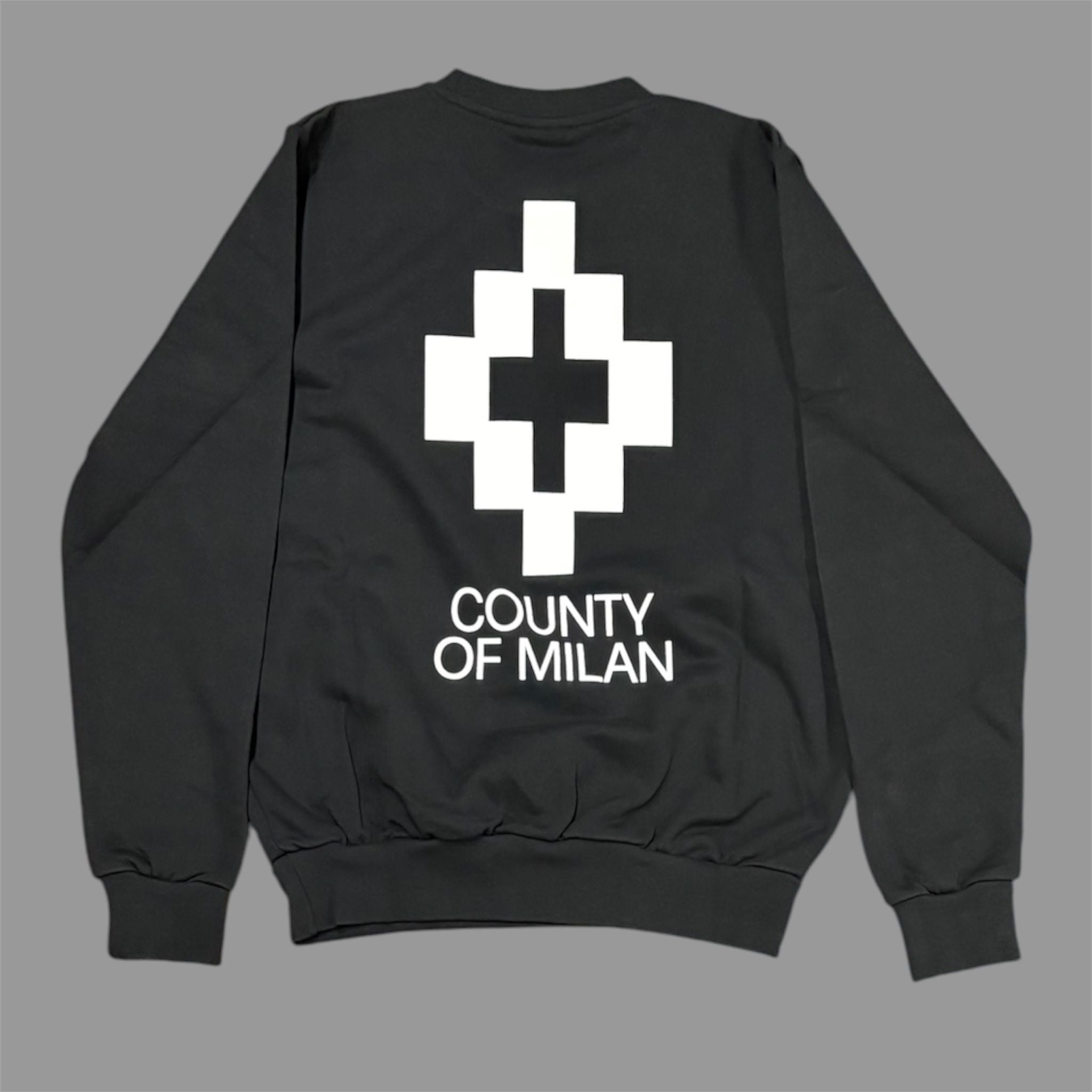 Felpa Girocollo Marcelo Burlon Logo Back - County of Milan F6CMMASW100