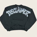Disclaimer felpa girocollo oversize 55179
