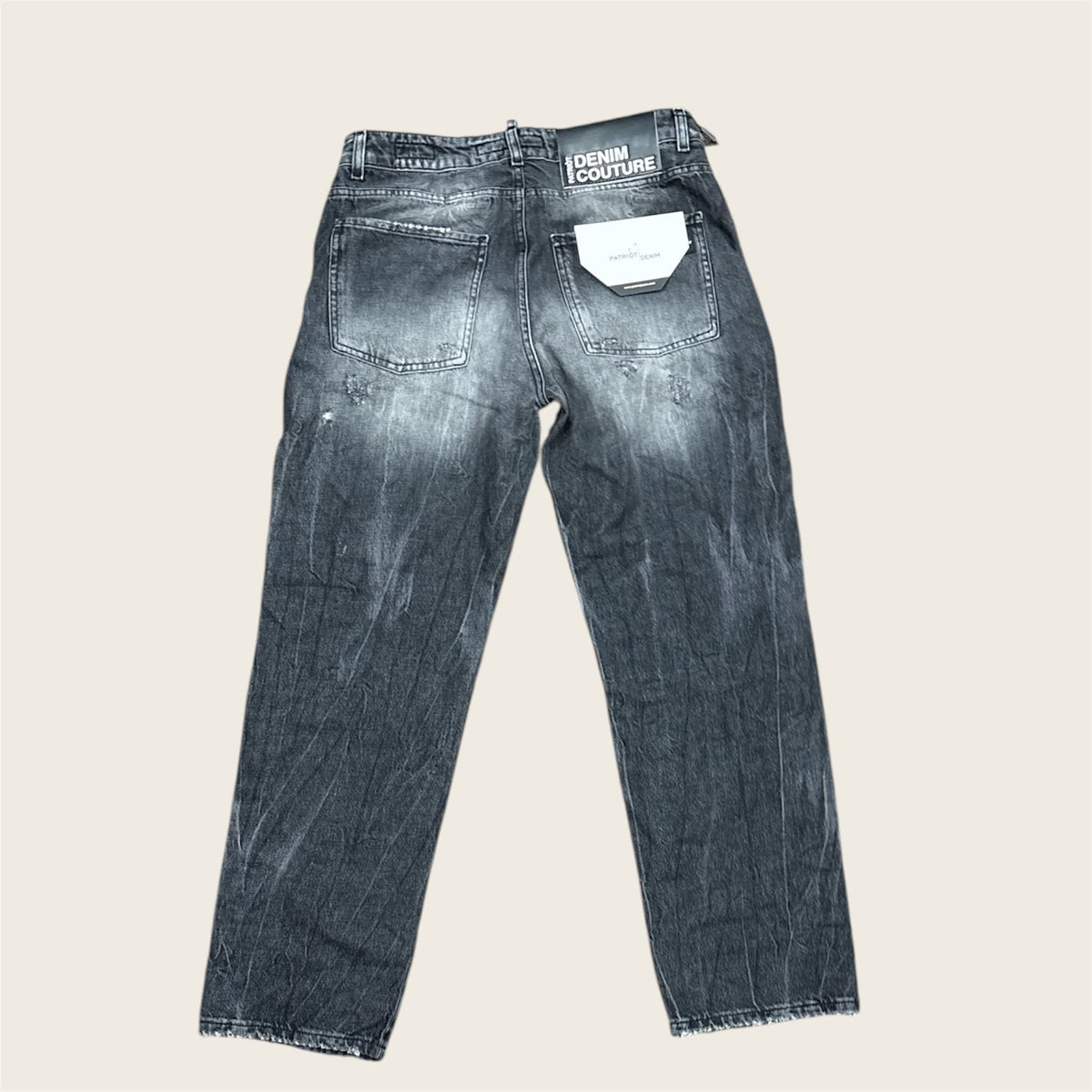 Jeans Patriot Denim Couture Grey Distressed | PM6F2WPKBC37