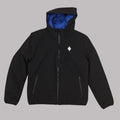 Giacca in Nylon Marcelo Burlon County of Milan Nero e Blu