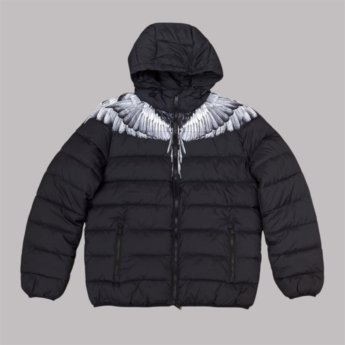 Piumino Marcelo Burlon County of Milan Wings Nero e Bianco