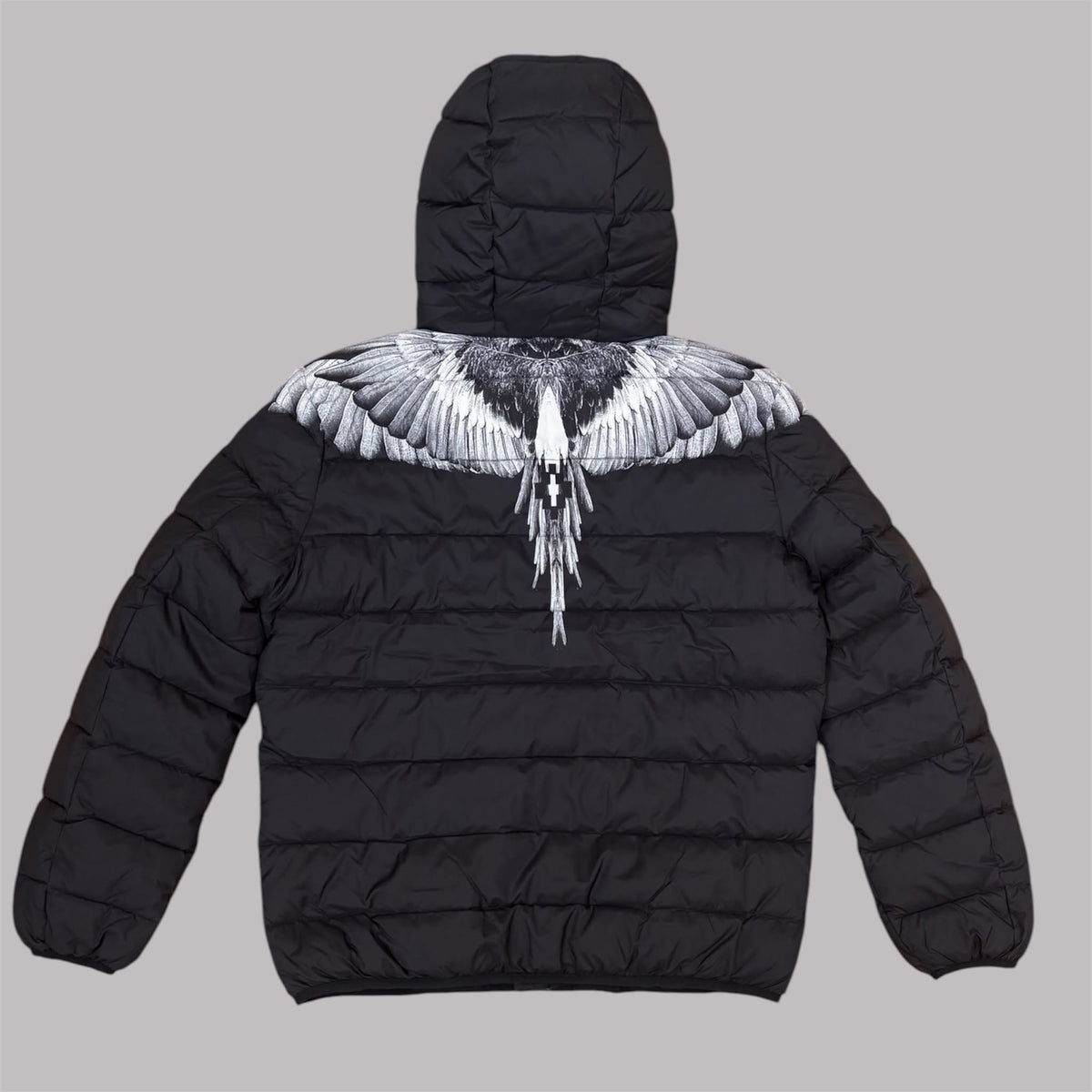 Piumino Marcelo Burlon County of Milan Wings Nero e Bianco