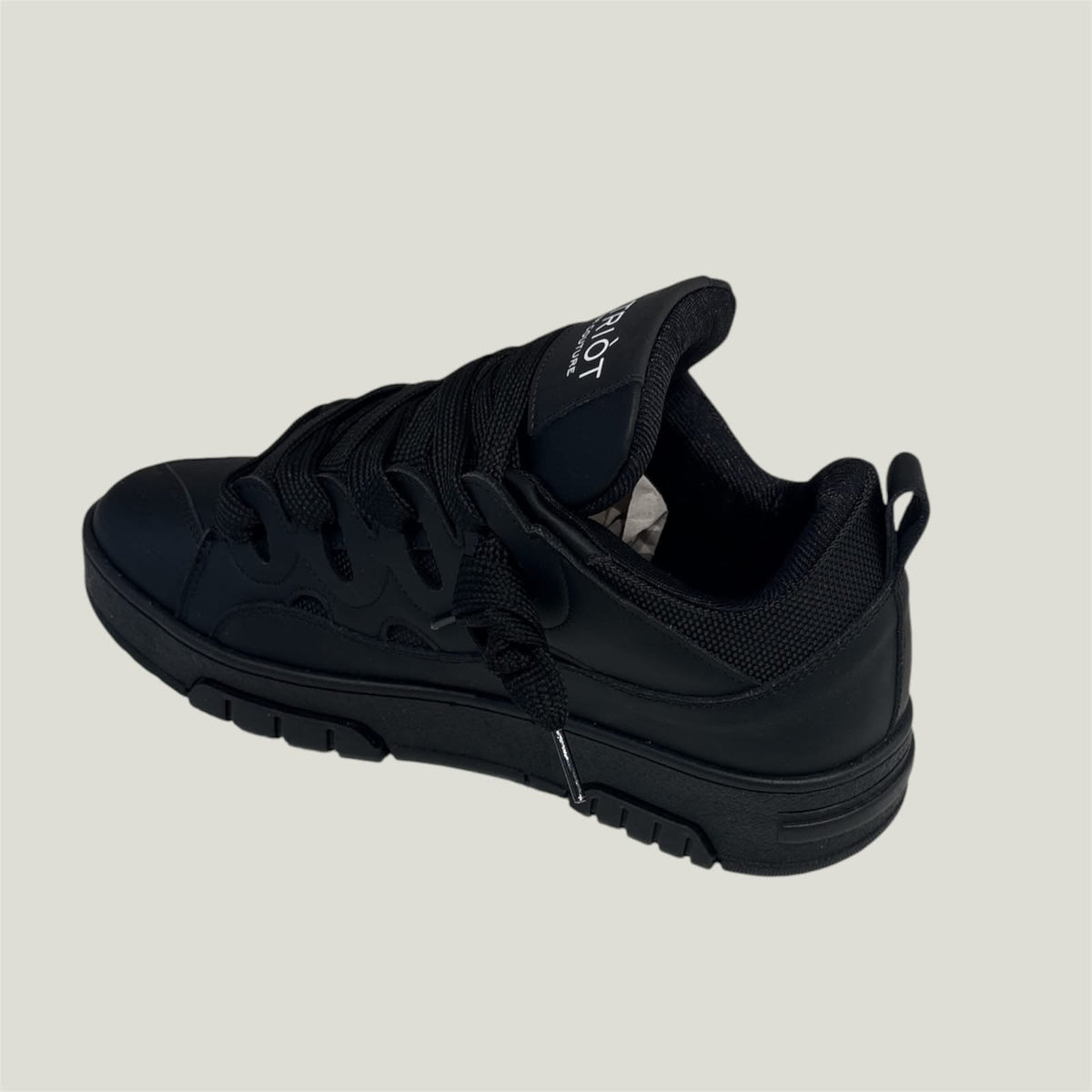 Sneakers PATRIOT Denim Couture Total Black - Chunky Skate