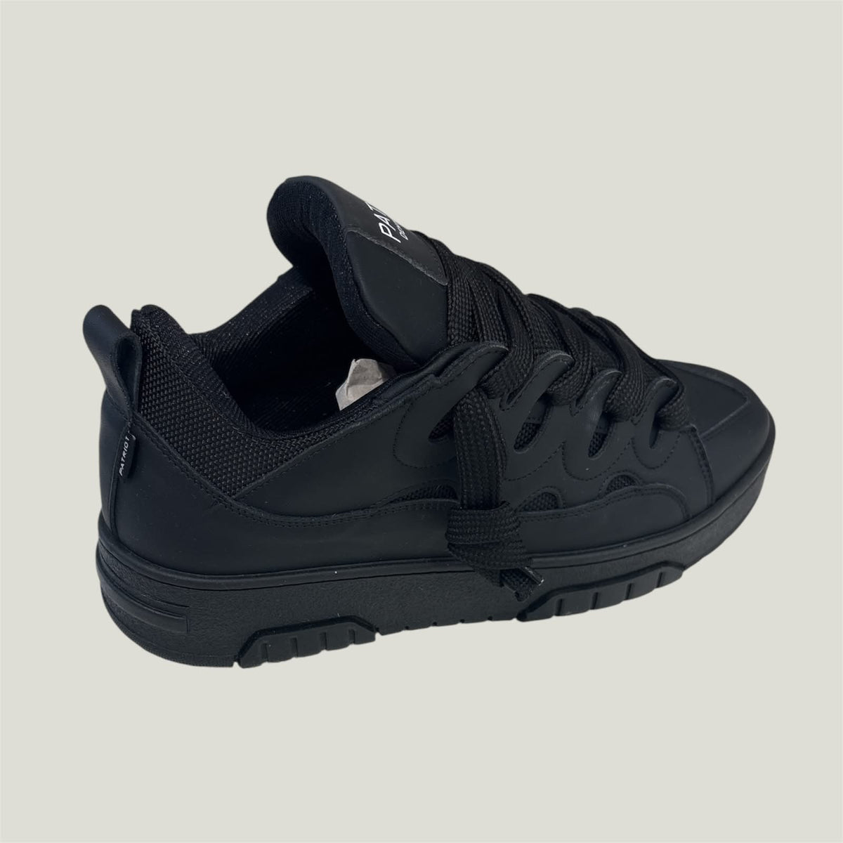 Sneakers PATRIOT Denim Couture Total Black - Chunky Skate