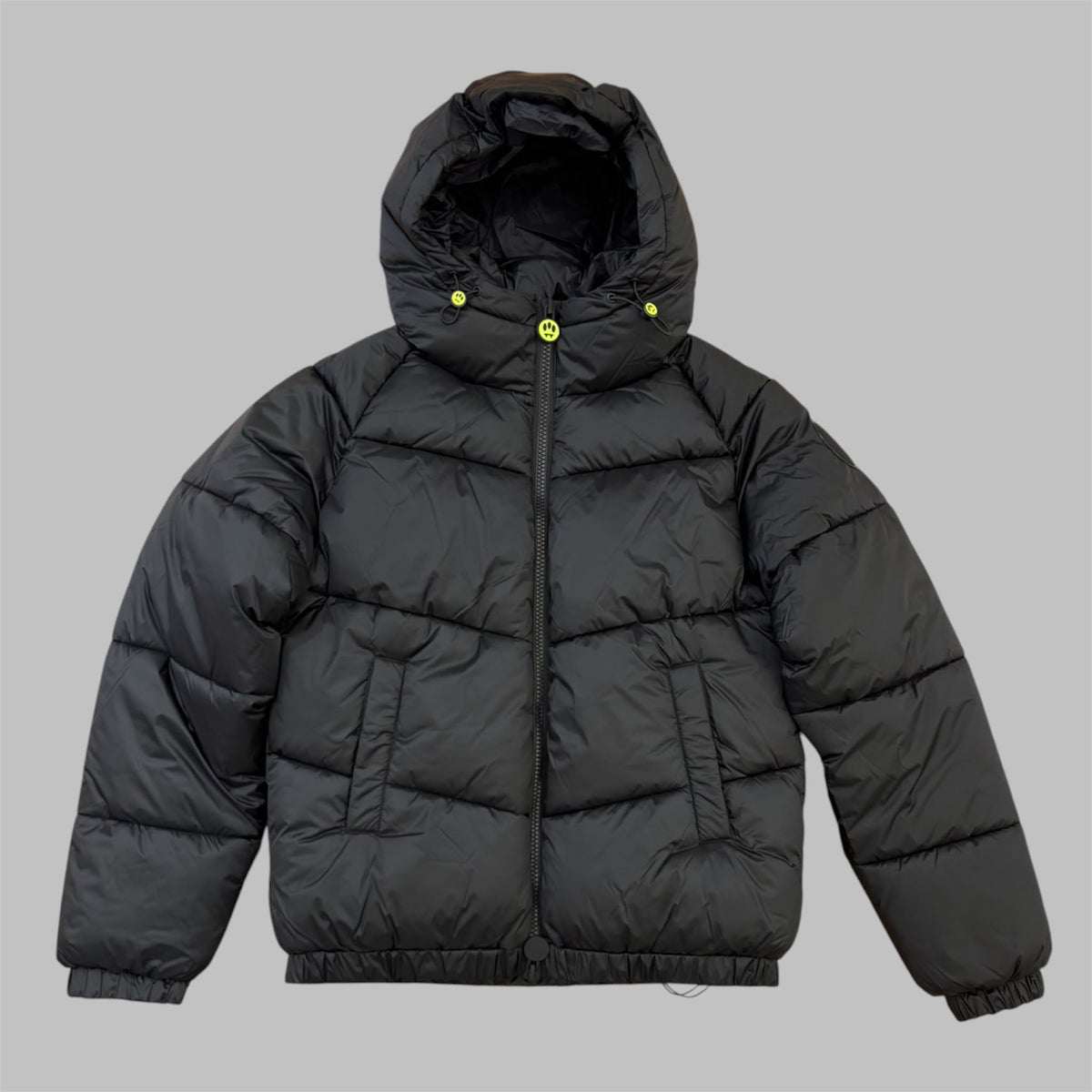 Piumino Barrow Nero con Cappuccio F6BWUAPF003 | Barrow Official