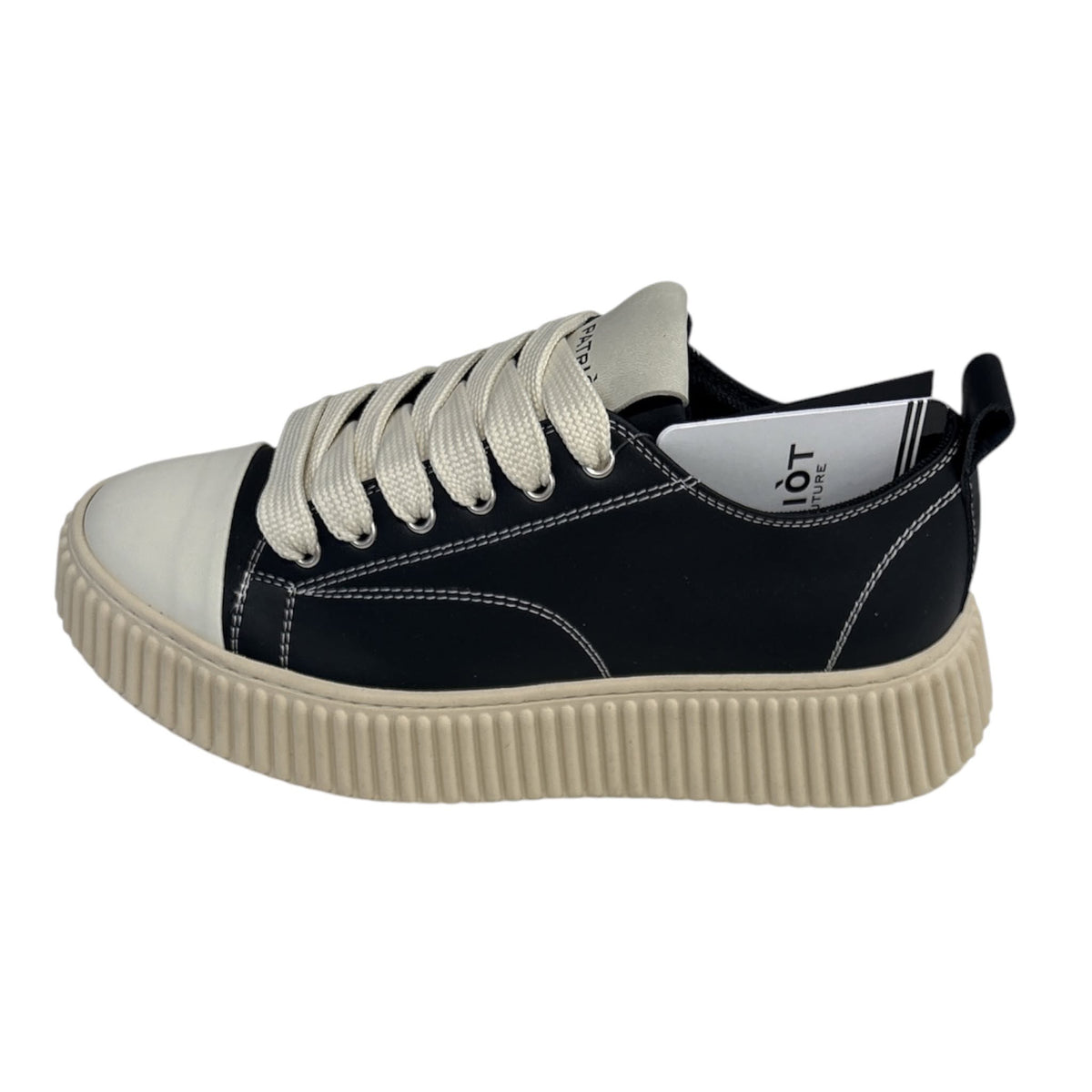 Sneakers Patriot Platform Nere | Scarpe Casual con Suola Scanalata