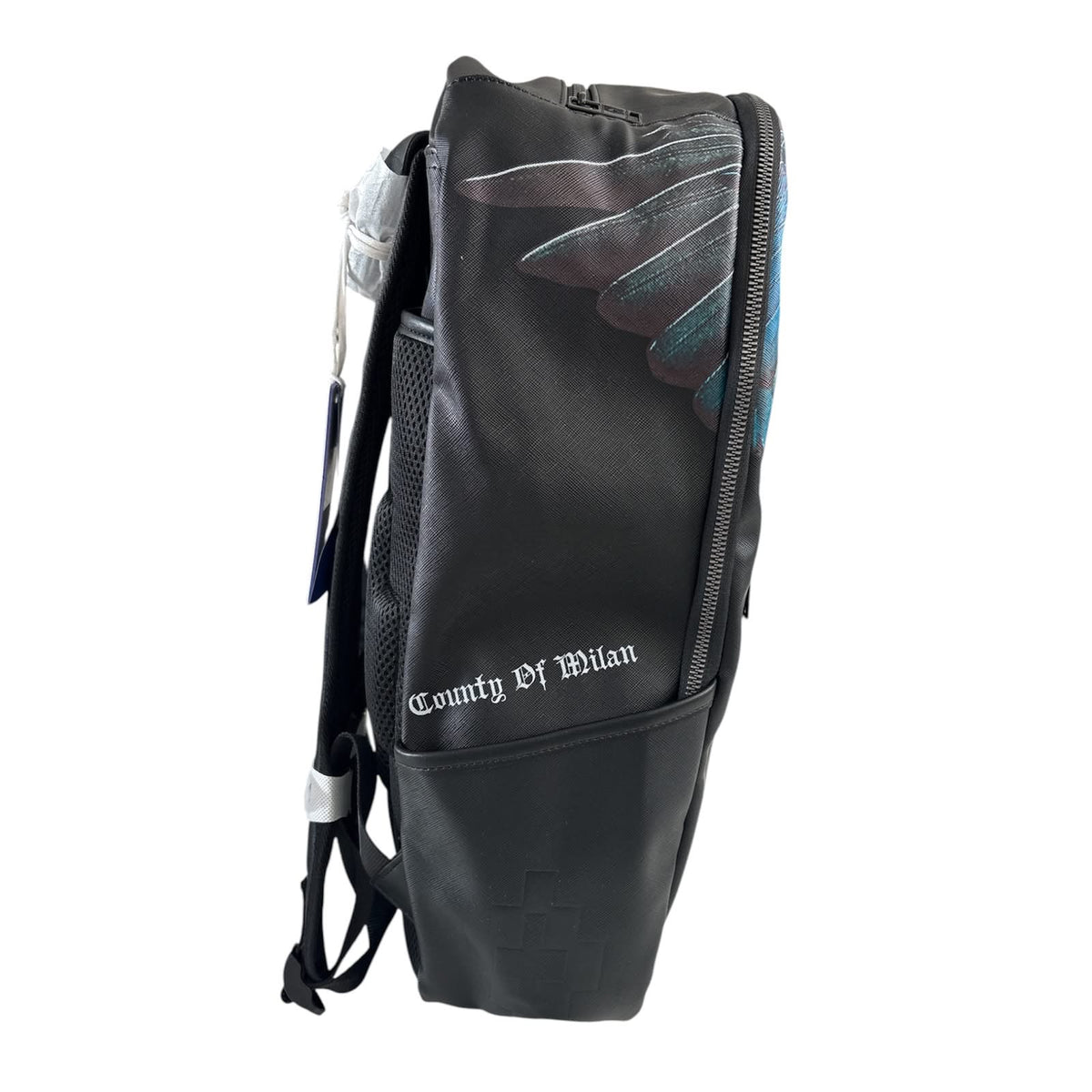 Zaino Marcelo Burlon County of Milan Wings Nero e Blu | Backpack Streetwear