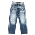 Jeans Alternet Over J Lavaggio J167 | Denim Oversize con Schizzi di Vernice